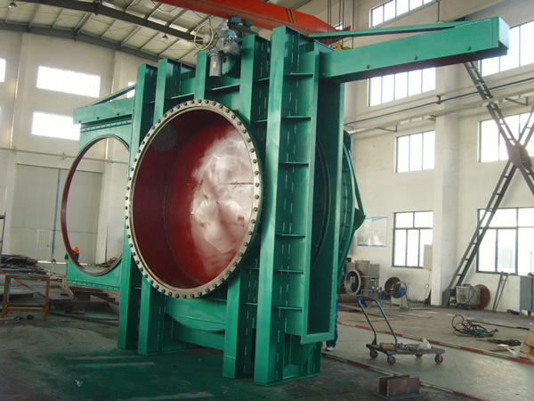 電動(dòng)敞開式盲板閥